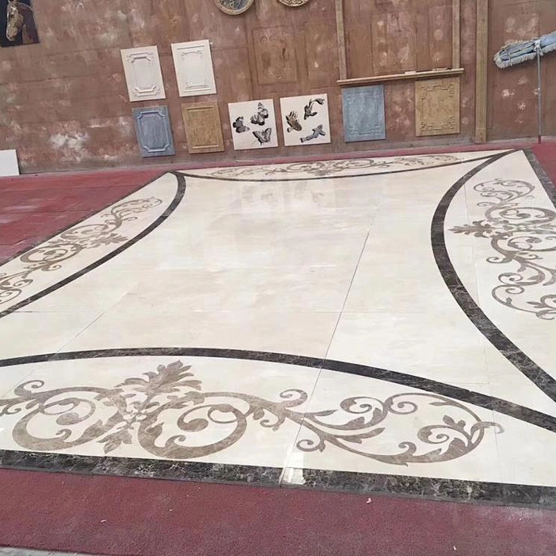 Natural Marble Waterjet Tile for Floor
