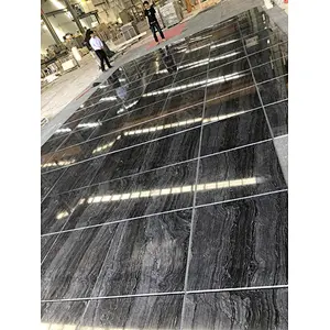 ancient wood Grain marble marble  black tree marble