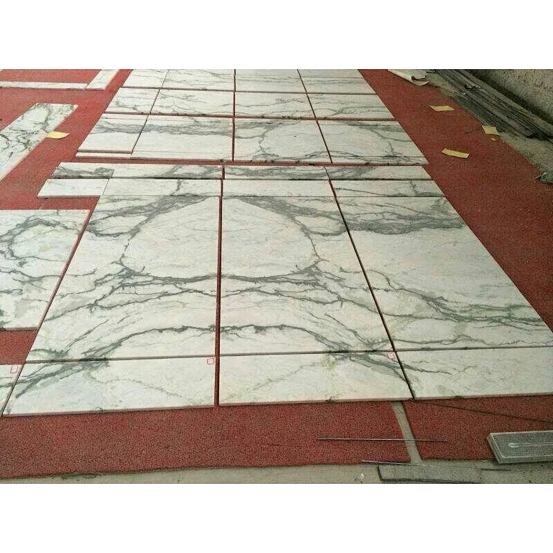 Light green marble slab with natural veins for floor and wall tile