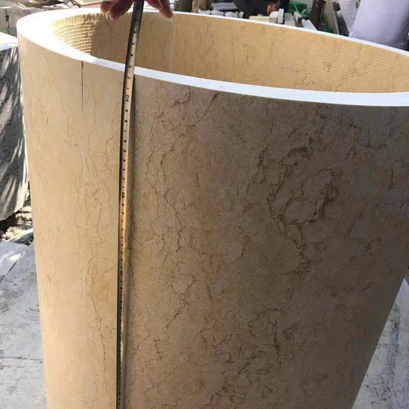 Natural New Crema Marfil beige marble for slabs and column
