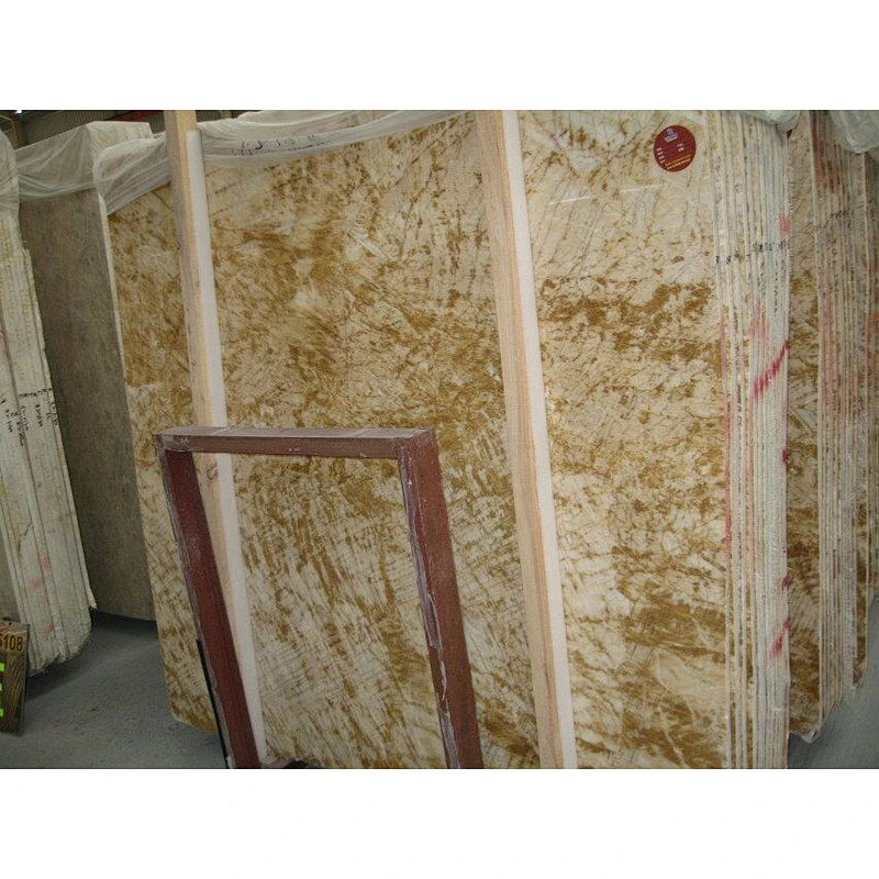 Sunny Dream Golden Marble With Beautiful White Veins