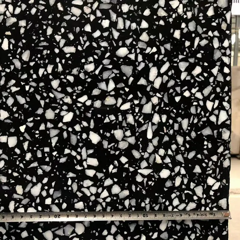 Dark Eco Terrazzo with Big Italy Aggregate