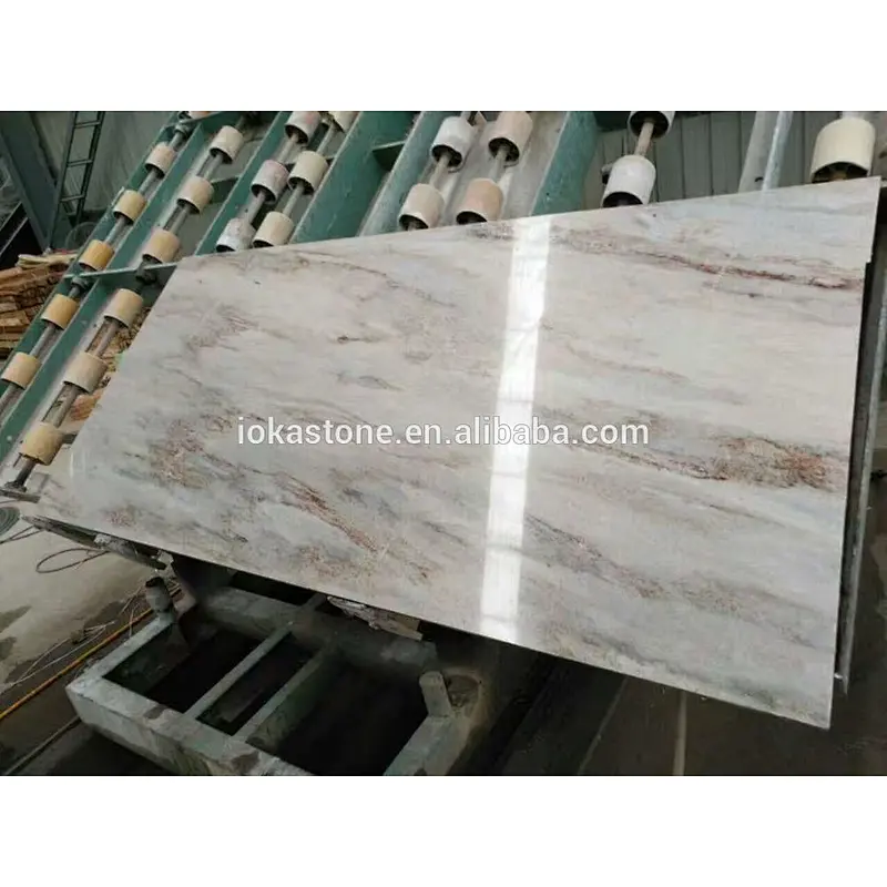 Palisandro Oniciato White Marble Slab with Gold Veins