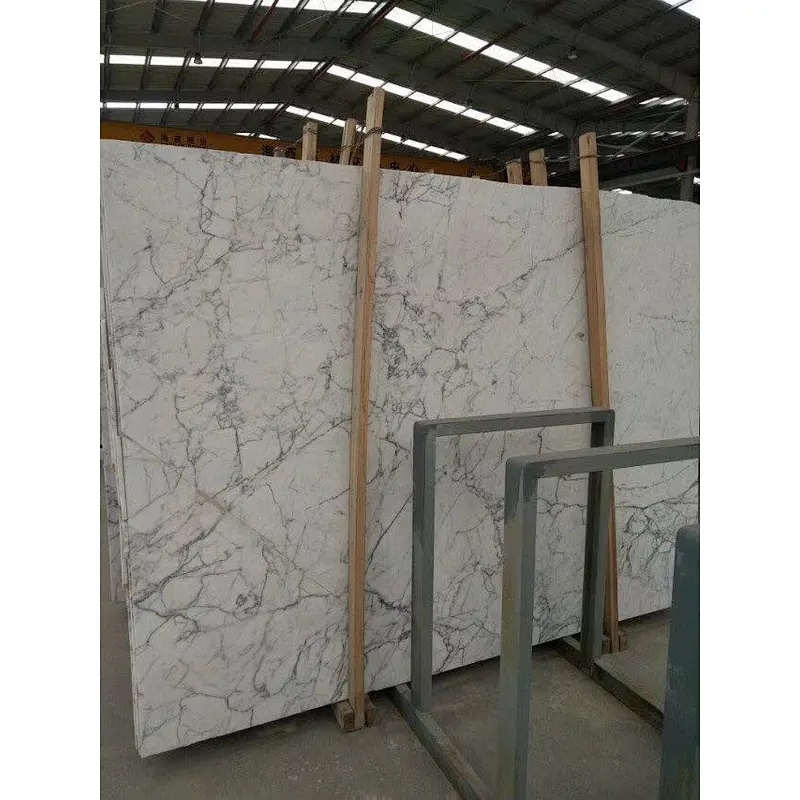 Beautiful Snow White marble slab and tile