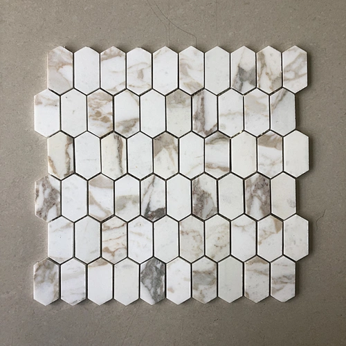 Customized hexagon marble mosaic for floor