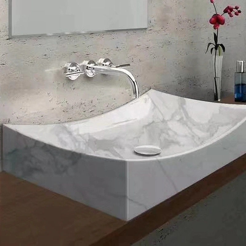 natural marble basin table sink