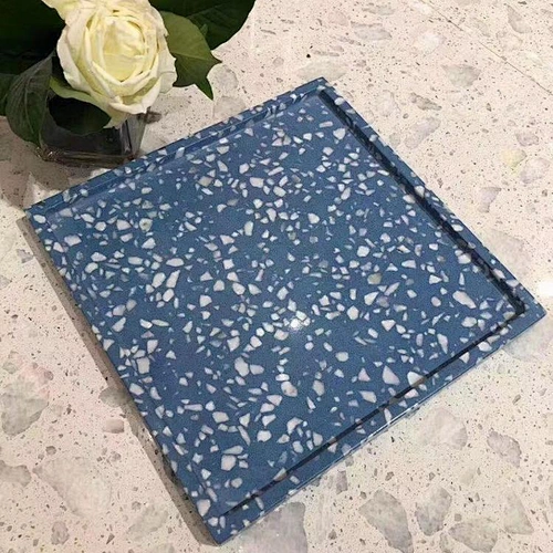 Cement Terrazzo Tray and Coaster for gift set