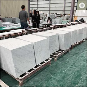 24x24 Italian Carrara white marble for tiles or tray or table top