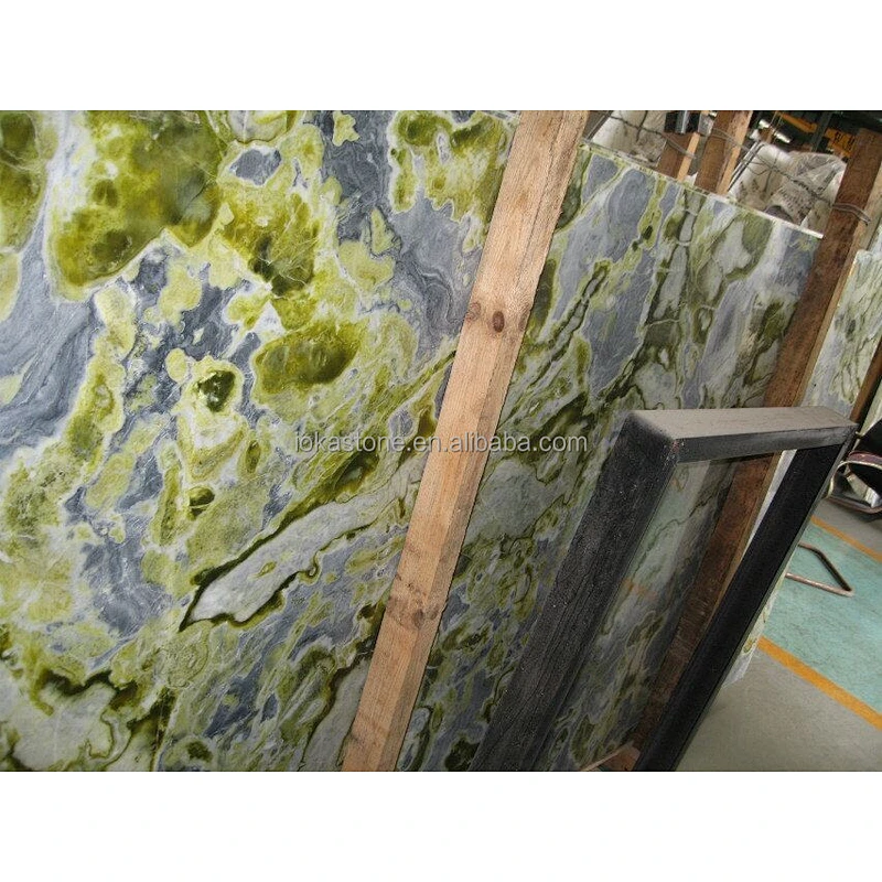 Natural Ancient Jade Green Marble Flooring Tile
