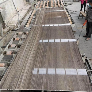 Chinese Coffee Wood vein marble flooring and walling tiles