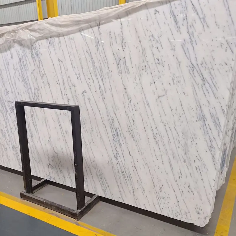 New Bianco Statuario Venato Snowflake White Marble Slabs and Tiles 2cm
