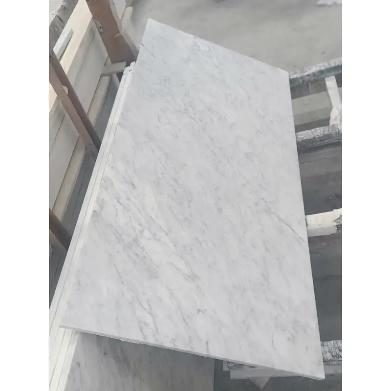 Factory Competitive price carrara  white marble slab and tile