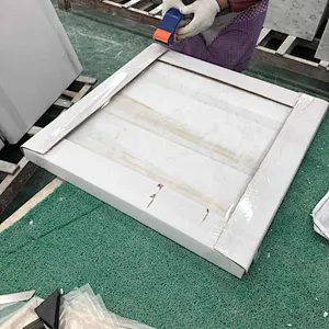 China manufacturer natural stone carrara white marble tiles  price