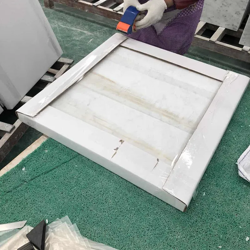 China manufacturer natural stone carrara white marble tiles  price
