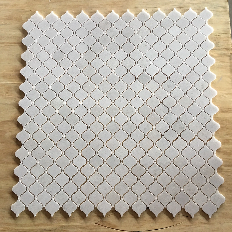 Hight Quality Pure White Marble mosaic brick