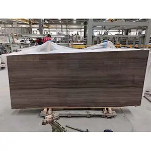 Factory direct sale    polished dark brown marble  slab  & tile for floor  and wall tile