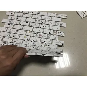 Fantasy Terrazzo mosaic tiles  hand made terrazzo tiles  for 6MM thickness