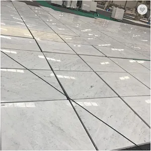 24x24 Italian Carrara white marble for tiles or tray or table top