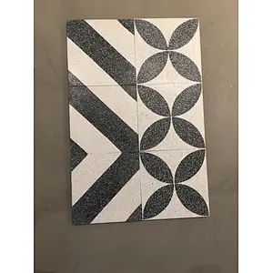 30*30 cm Cement  Terrazzo tiles with flower patterns for home decoration