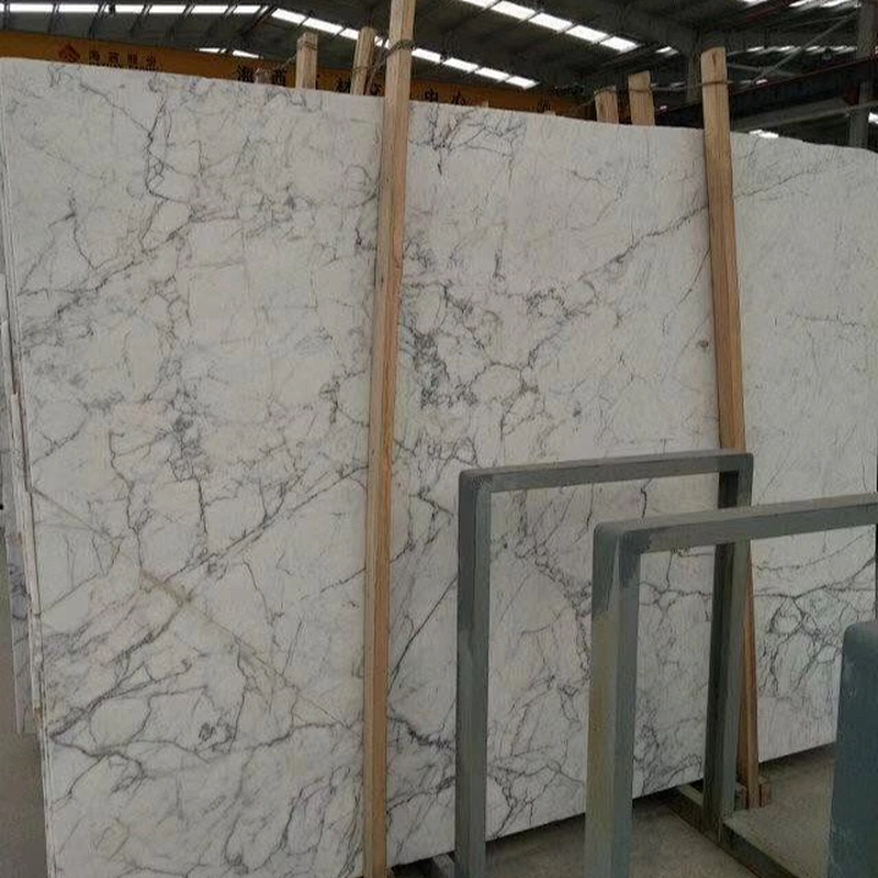 Beautiful Snow White marble slab and tile