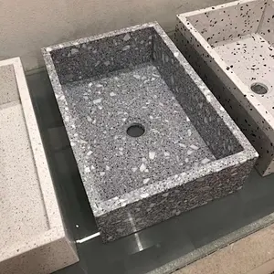 IOKA Professional Vendor basin terrazzo basin stone vanity basin