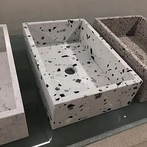 IOKA Professional Vendor basin terrazzo basin stone vanity basin