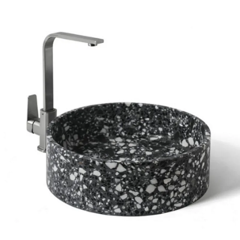 China terrazzo stone bathroom sink or basin