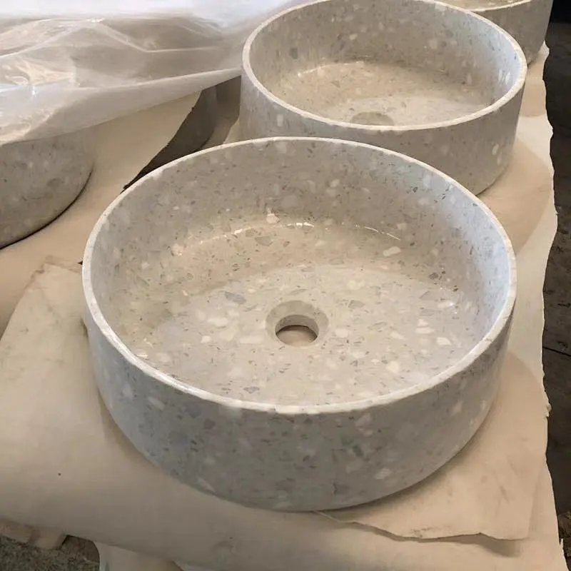 terrazzo wash sink