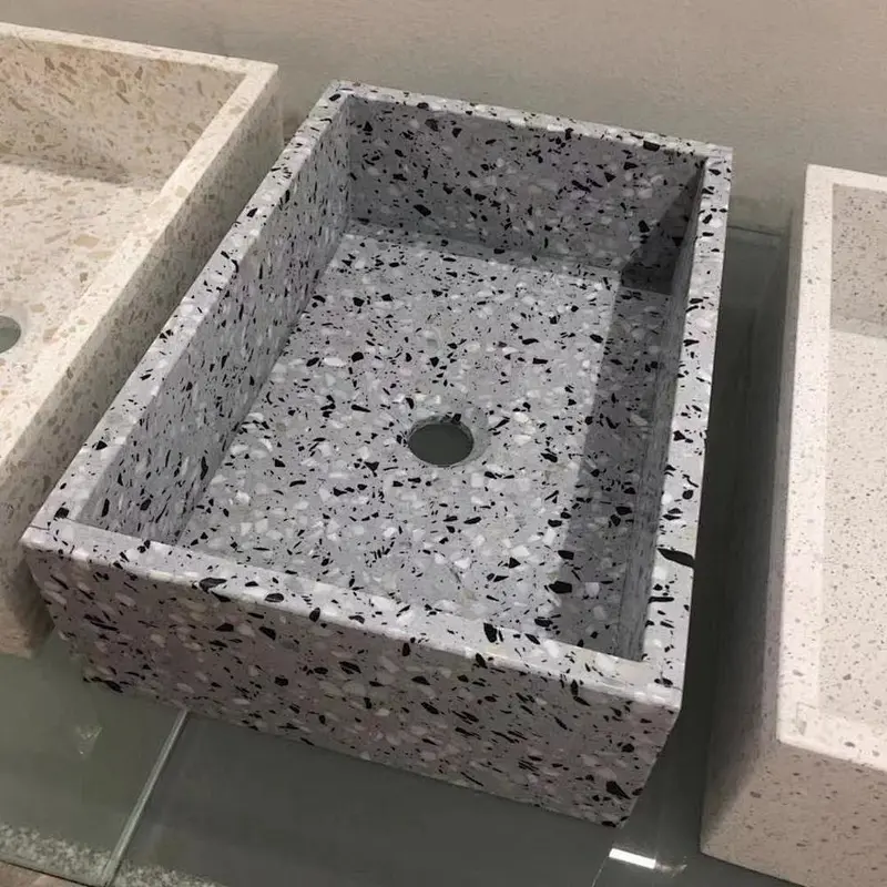 terrazzo wash sink