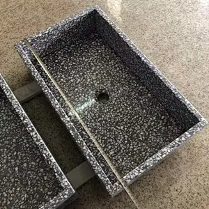Popular cement terrazzo hand wash sink for bathroom