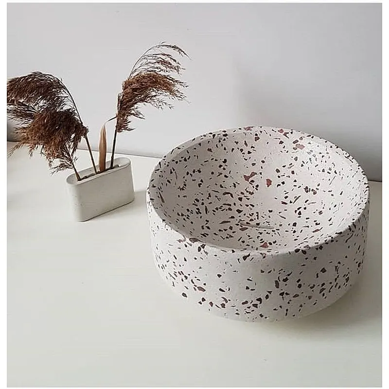 terrazzo stone bathroom sink