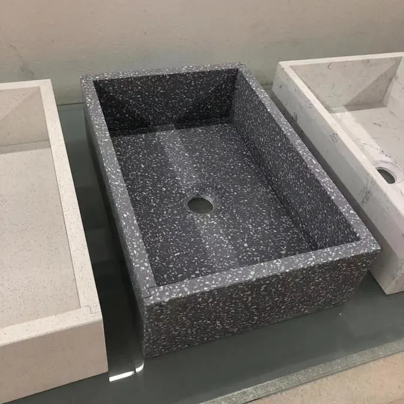 terrazzo wash sink