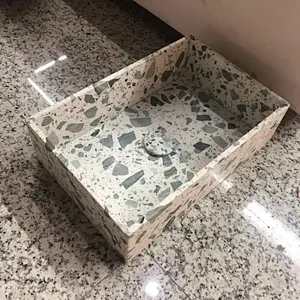 IOKA Professional Vendor basin terrazzo basin stone vanity basin