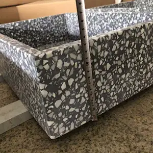 Popular cement terrazzo hand wash sink for bathroom