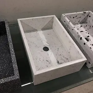 IOKA Professional Vendor basin terrazzo basin stone vanity basin