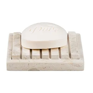 Nature Marble Stone Bathroom Tray Carrara white square soap dish with Best Price