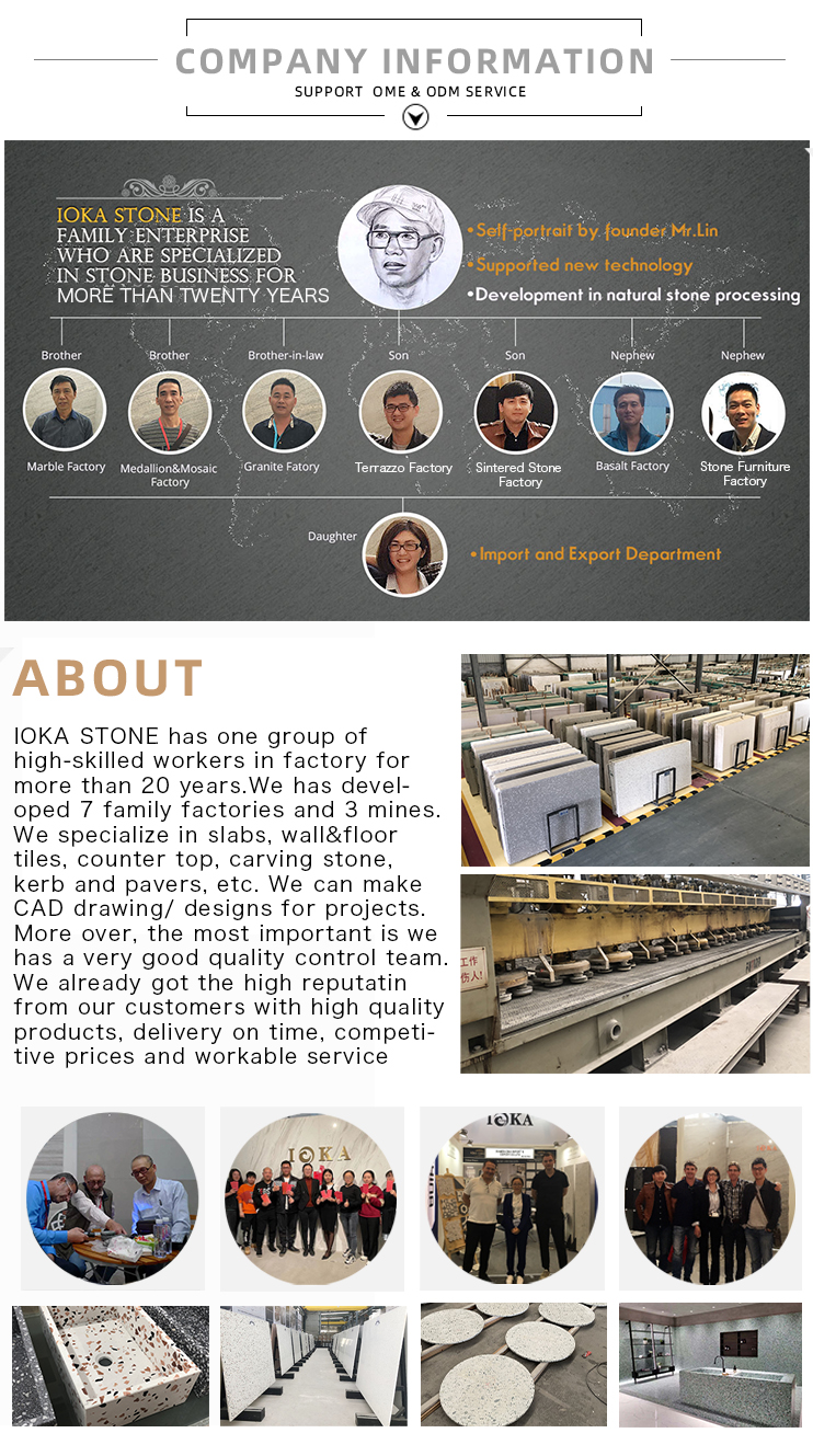 Eco-Friendly Blue Terrazzo made in China