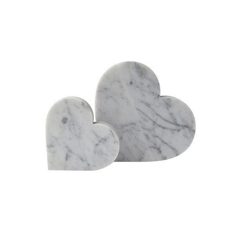 Carrara White Marble Plate polished white marble tray for Party