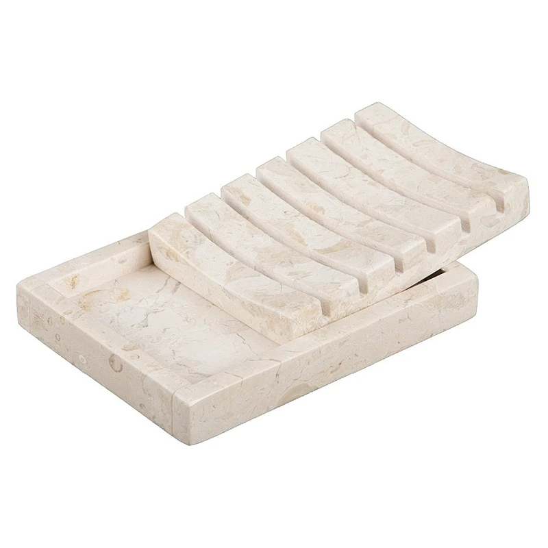 Nature Marble Stone Bathroom Tray Carrara white square soap dish with Best Price