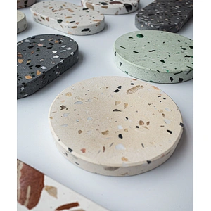 Dinner plate decoration and Oval Cake Dessert Plate Coaster