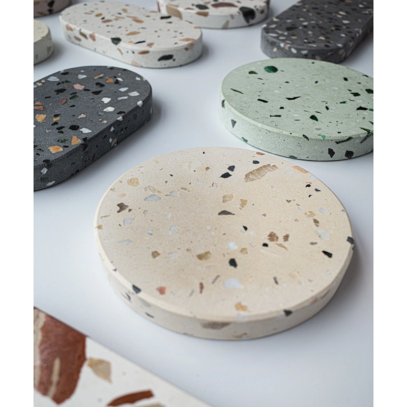 Dinner plate decoration and Oval Cake Dessert Plate Coaster