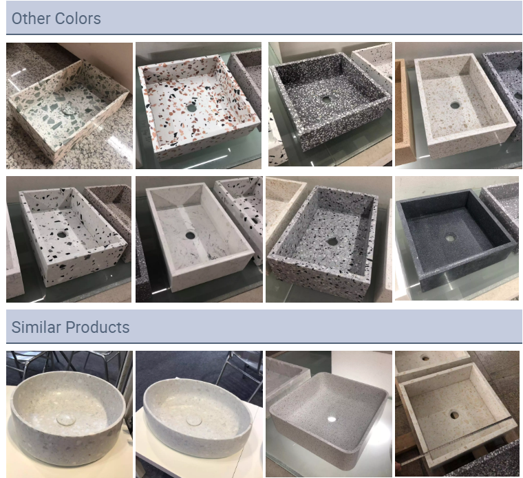 terrazzo sink