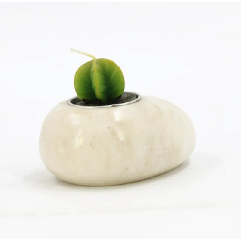 stone candle holder marble stone granite candle holder for home decoration