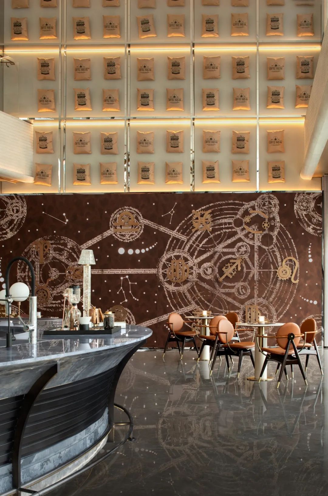 Marble tiles