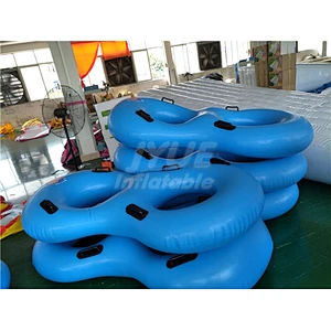 0.75mm PVC 48' Waterpark Family Tube 2 Person Plastic Water Slide Tube