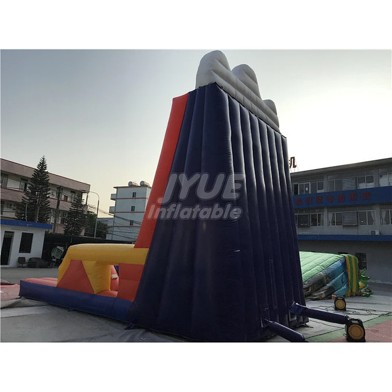Outdoor Commercial Jungle Monkey Kids Inflatable Rock Climbing Wall For Play