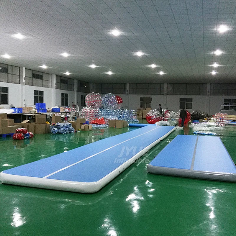 New Design Gym Equipment Fitness Wholesale Customize Size 12m Inflatable Tumble Track Air Mat Airtrack Factory Price