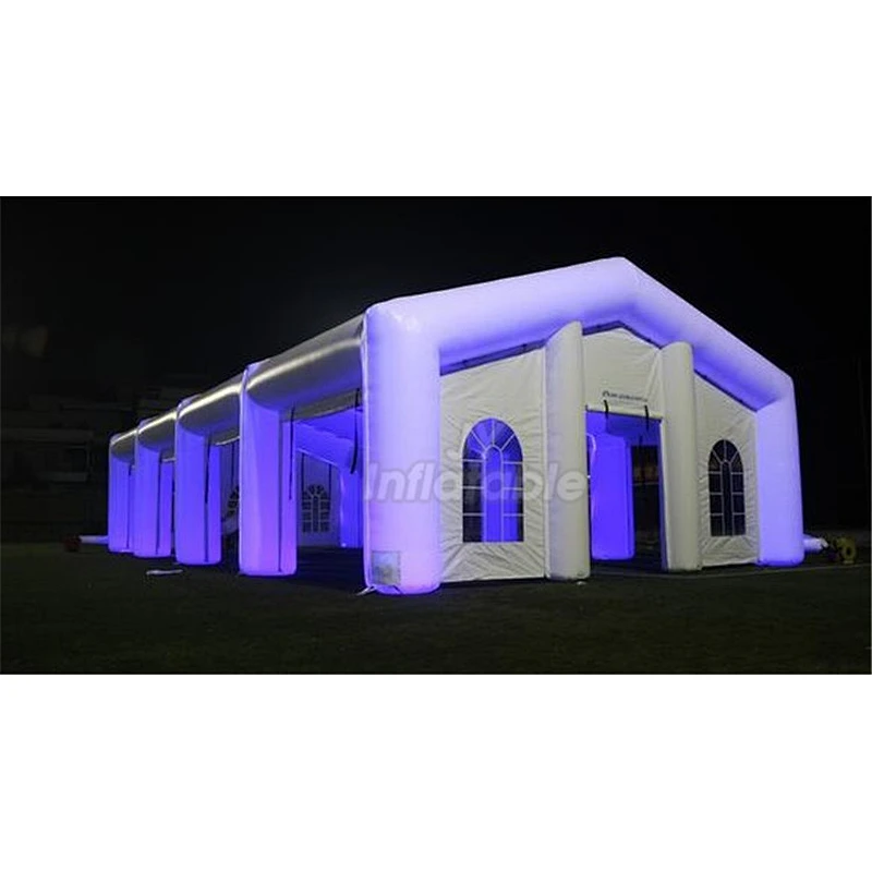 High Quality Best Igloo Dome Camping Party Tent With LED Inflatable Light Tent