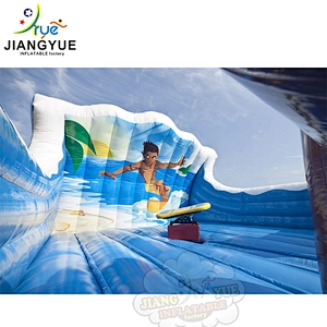 Commercial Inflatable Surfboard Game,Inflatable Surf Mattress For Sale,Electric Surfboard Simulator 7M