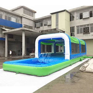 Commercial Slip N Slide Inflatable , Slip N Dip Inflatable Water Slide Factory Price